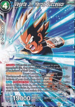 Vegeta Jr., Heroic Successor (Power Booster) (P-148) [Promotion Cards] - for just $0.15! 