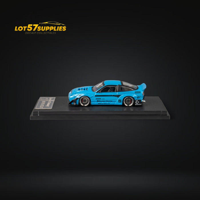 MicroTurbo Nissan 180SX Pandem Rocket Bunny Baby Blue 1:64 - for just $44.99! 