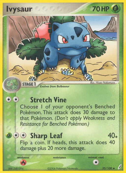 Ivysaur (35/100) [EX: Crystal Guardians] - for just $1.60! 