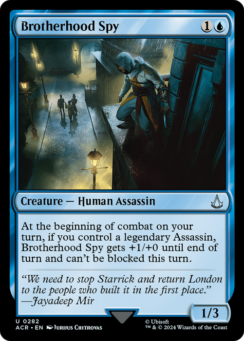 Brotherhood Spy (ACR-282) - Assassin's Creed - for just $0.05! 