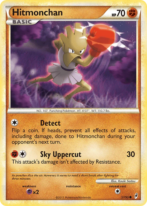 Hitmonchan (57/95) [HeartGold & SoulSilver: Call of Legends] - for just $0.15! 