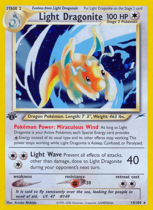 Light Dragonite (14/105) [Neo Destiny 1st Edition] - for just $280! 