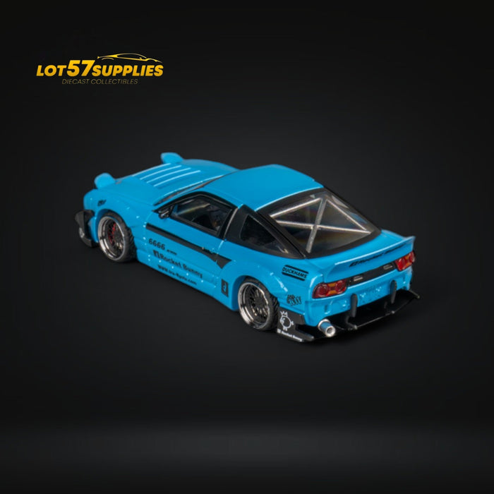 MicroTurbo Nissan 180SX Pandem Rocket Bunny Baby Blue 1:64 - for just $44.99! 