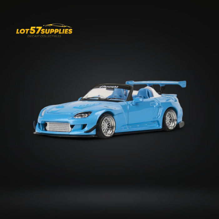 (Pre-Order) Microturbo S2000 Custom Rocket Bunny in Metallic Blue 1:64 - for just $44.99! 