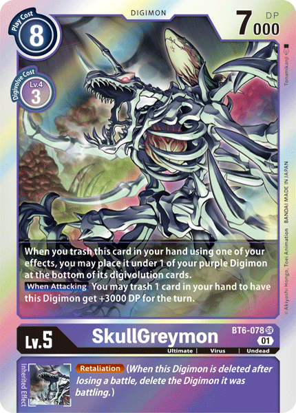 SkullGreymon [BT6-078] [Double Diamond] - Just $0.09! Shop now at Retro Gaming of Denver