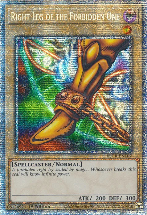 Right Leg of the Forbidden One [BLCR-EN102] Starlight Rare - for just $20.55! 