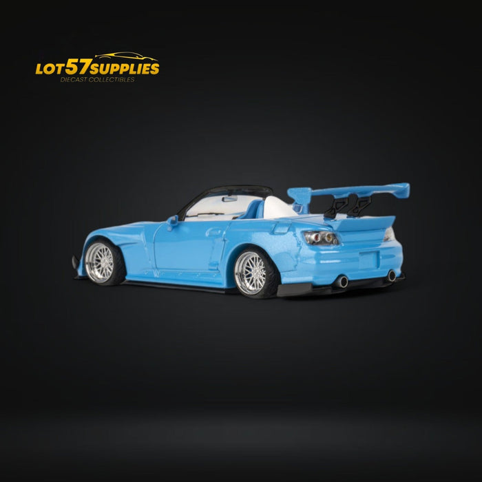 (Pre-Order) Microturbo S2000 Custom Rocket Bunny in Metallic Blue 1:64 - for just $44.99! 