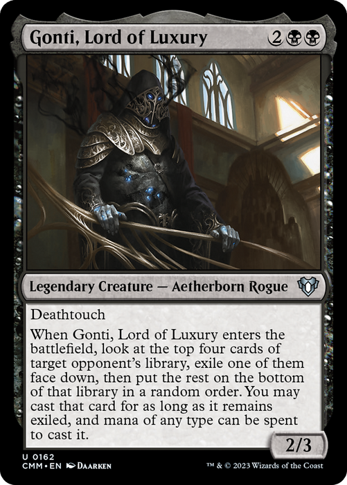 Gonti, Lord of Luxury (CMM-162) - Commander Masters - for just $0.05! 
