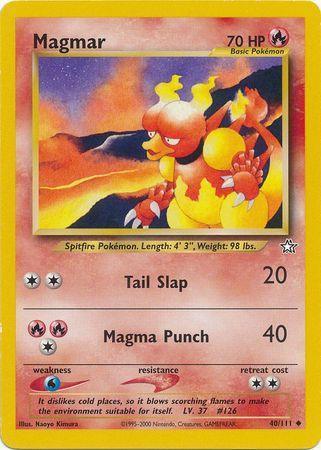 Magmar (40/111) [Neo Genesis Unlimited] - for just $0.45! 