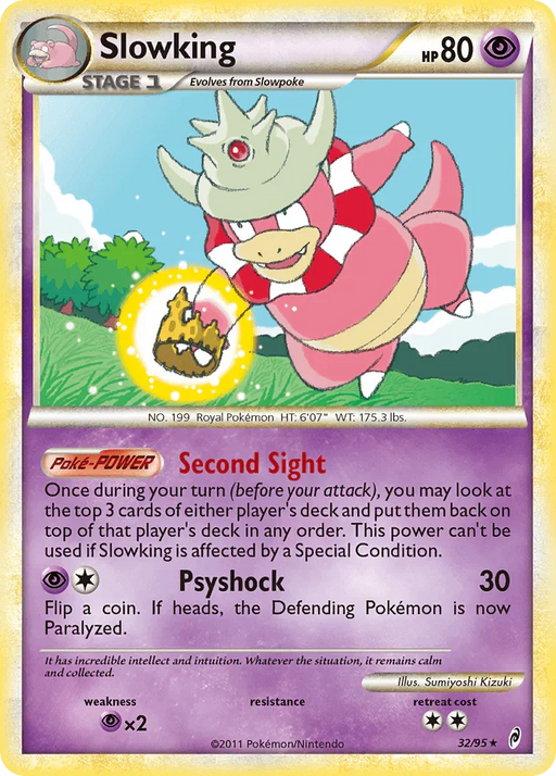 Slowking (32/95) [HeartGold & SoulSilver: Call of Legends] - for just $1.70! 