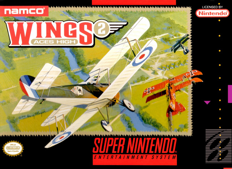 Wings 2 Aces High – Super Nintendo Entertainment System (SNES) - for just $9.99! 
