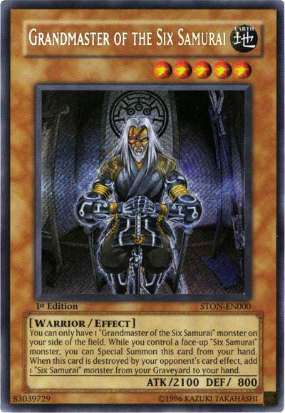 Grandmaster of the Six Samurai [STON-EN000] Secret Rare - for just $40! 