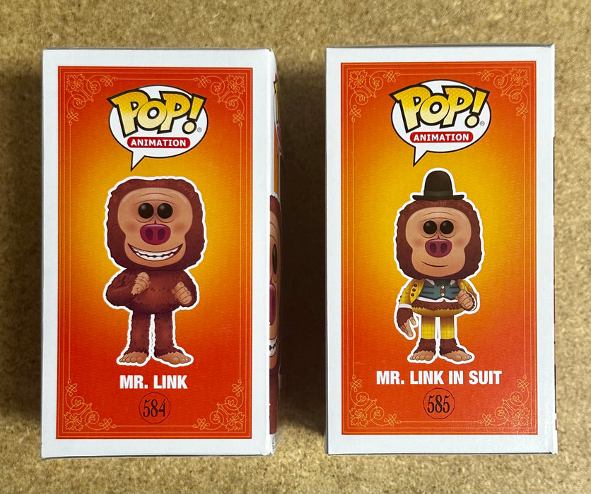 Funko Pop! Animation Mr. Link & With Suit Missing Link 2019 Vaulted Set Of 2 - for just $20! 