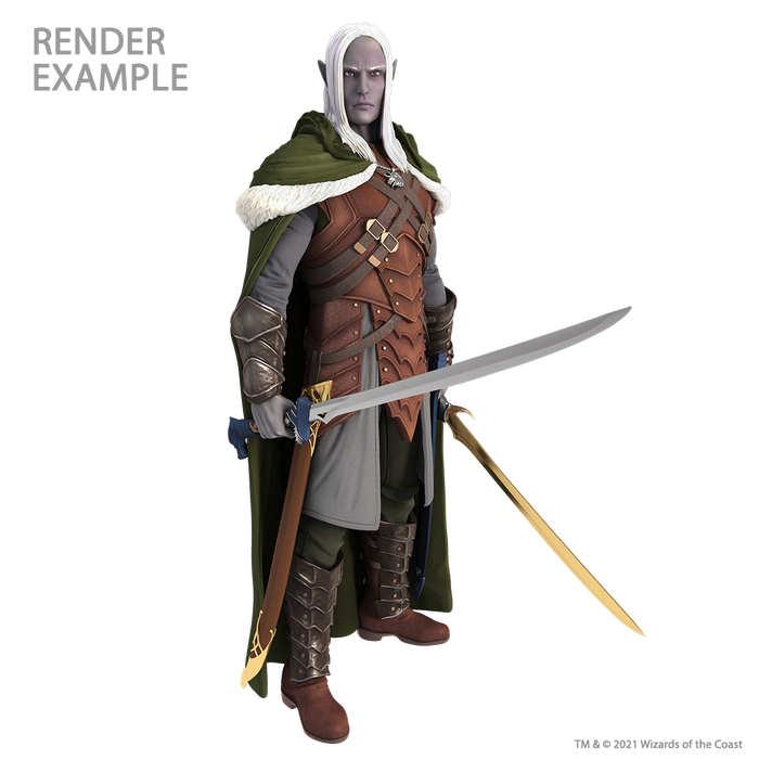 D&D: Full-Sized Drizzt Foam Statue - for just $1500! 