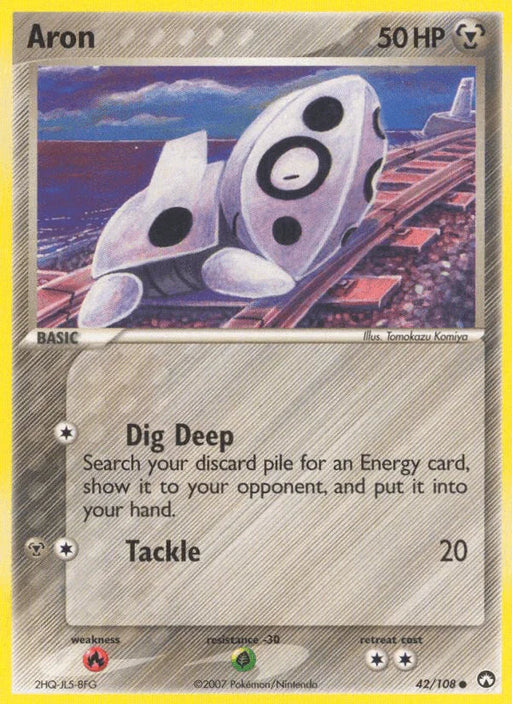 Aron (42/108) [EX: Power Keepers] - for just $0.65! 