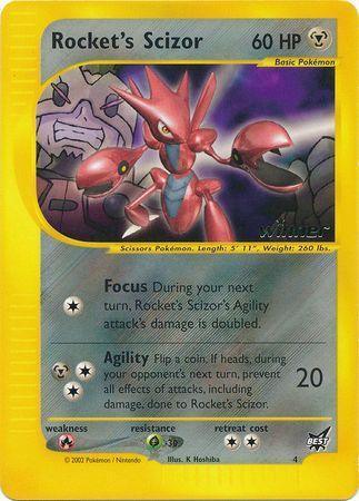 Rocket's Scizor (4) (Winner) [Best of Promos] - for just $0! 