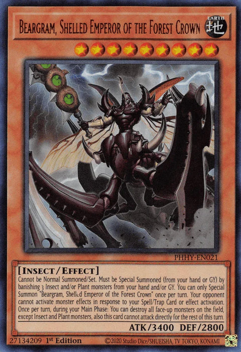 Beargram, Shelled Emperor of the Forest Crown [PHHY-EN021] Ultra Rare - for just $0.40! 