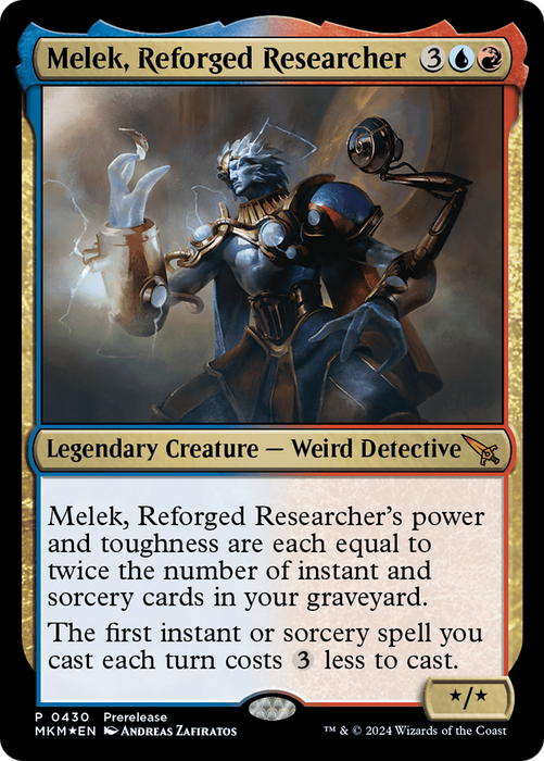 Melek, Reforged Researcher (PRE-430) - Murders at Karlov Manor Foil - for just $0.18! 