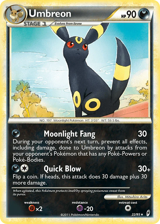 Umbreon (22/95) [HeartGold & SoulSilver: Call of Legends] - for just $53! 