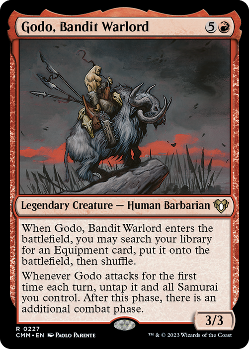 Godo, Bandit Warlord (CMM-227) - Commander Masters - for just $0.32! 