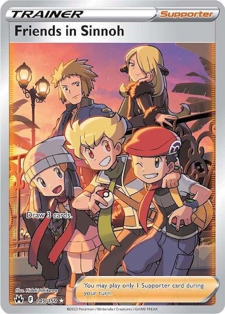Friends in Sinnoh (149/159) (Full Art) [Sword & Shield: Crown Zenith] - for just $3.55! 