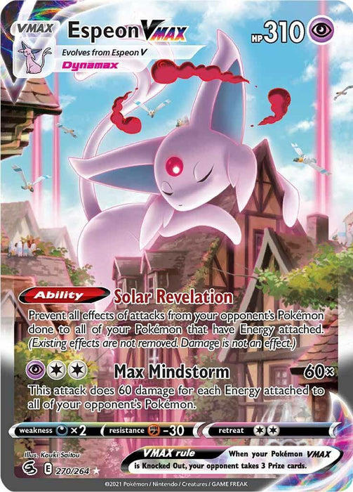 Espeon VMAX (270/264) [Sword & Shield: Fusion Strike] - for just $125.40! 