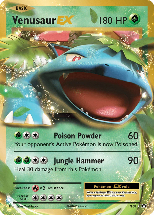 Venusaur EX (1/108) [XY: Evolutions] - for just $1.80! 