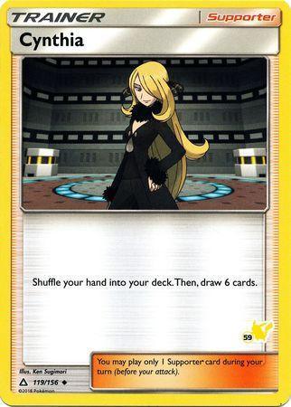 Cynthia (119/156) (Pikachu Stamp #59) [Battle Academy 2020] - for just $0.20! 