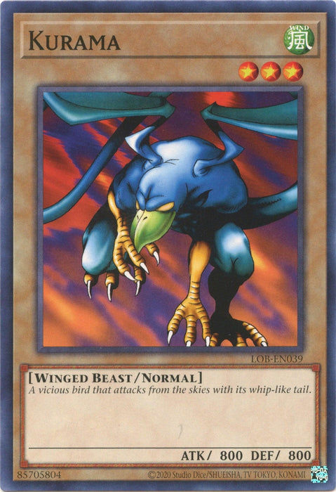 Kurama (25th Anniversary) [LOB-EN039] Common - for just $0.10! 