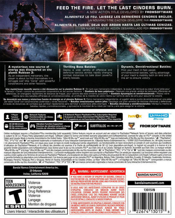 Armored Core VI: Fires of Rubicon – PlayStation 5 (PS5) - for just $26.99! 