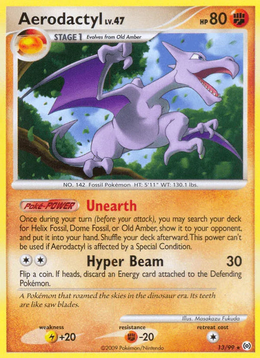 Aerodactyl (13/99) [Platinum: Arceus] - for just $1.10! 