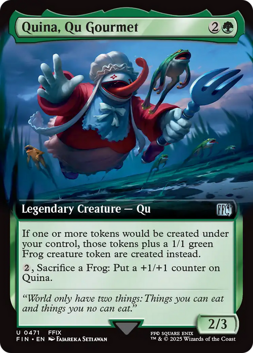 Quina, Qu Gourmet (FIN-471) - FINAL FANTASY: (Extended Art) Foil - for just $4.06! 