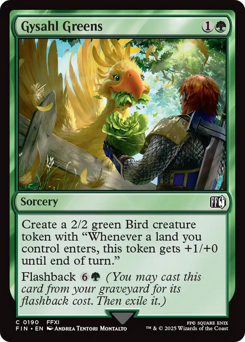 Gysahl Greens (FIN-190) - FINAL FANTASY Foil - for just $0.04! 