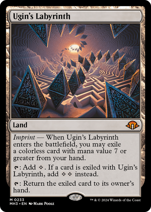 Ugin's Labyrinth (MH3-233) - Modern Horizons 3 - for just $4.39! 