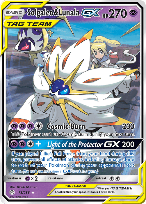 Solgaleo & Lunala GX (75/236) [Sun & Moon: Cosmic Eclipse] - for just $14.15! 
