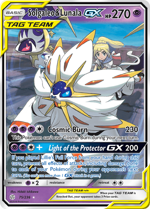 Solgaleo & Lunala GX (75/236) [Sun & Moon: Cosmic Eclipse] - for just $14.15! 
