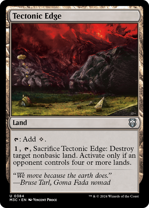Tectonic Edge (M3C-384) - Modern Horizons 3 Commander - for just $0.09! 