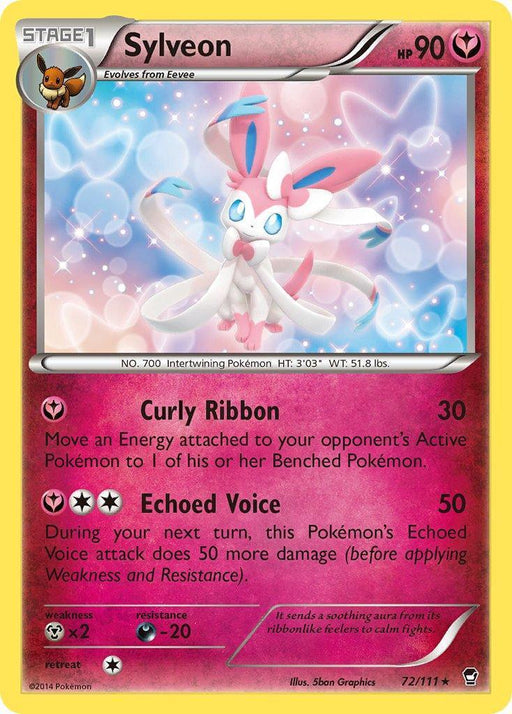 Sylveon (72/111) (Theme Deck Exclusive) [XY: Furious Fists] - for just $11.85! 