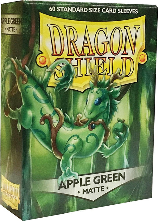 Apple Green - Matte Sleeves - Standard Size (60ct) - Just $7.99! Shop at the Best Retro Game Store Retro Gaming of Denver