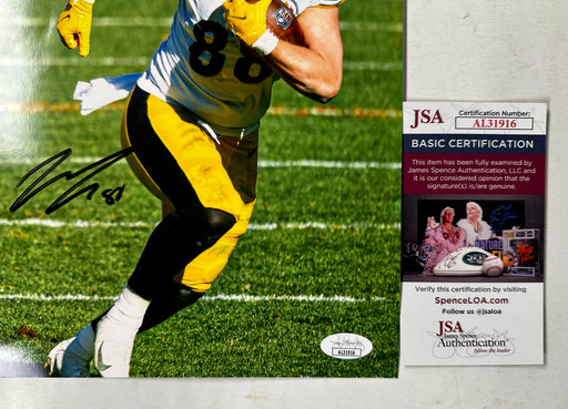 Pat Freiermuth Signed Autographed NFL Pittsburgh Steelers TE 8x10 Photo With JSA COA - for just $50! 