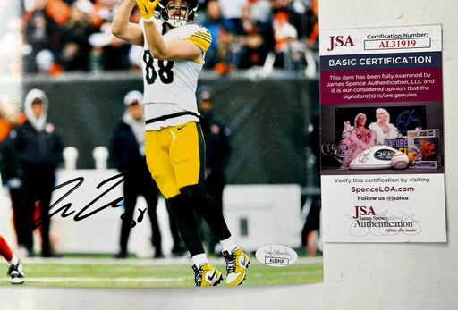 Pat Freiermuth Signed Autographed NFL Pittsburgh Steelers TE 8x10 Photo With JSA COA - for just $50! 