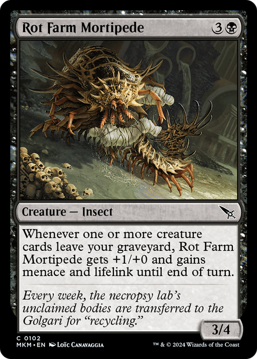 Rot Farm Mortipede (MKM-102) - Murders at Karlov Manor - for just $0.01! 