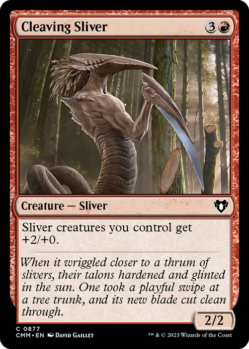 Cleaving Sliver (CMM-877) - Commander Masters - for just $0.11! 
