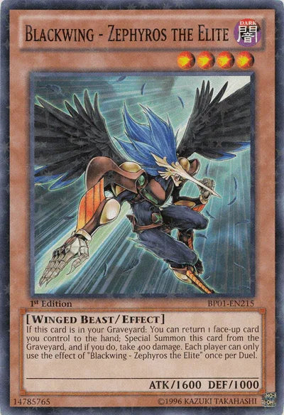 Blackwing - Zephyros the Elite [BP01-EN215] Starfoil Rare - for just $0.15! 