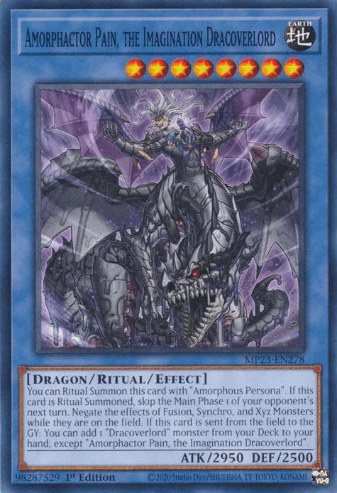 Amorphactor Pain, the Imagination Dracoverlord [MP23-EN278] Common - for just $0.10! 