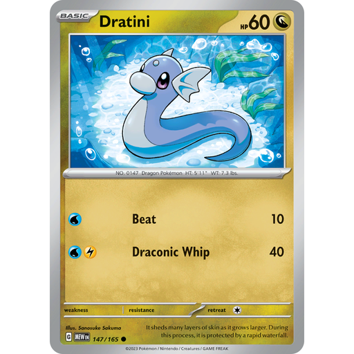 Dratini (147/165) [Scarlet & Violet: 151] - Just $0.05! Shop now at Retro Gaming of Denver