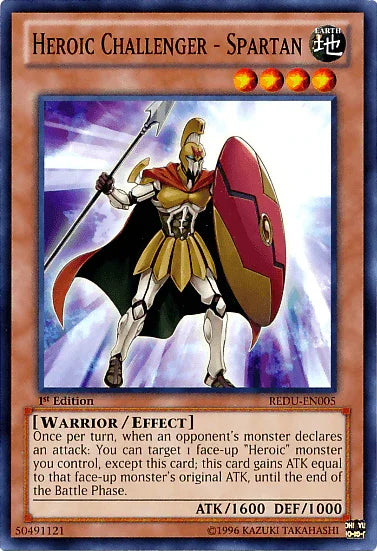 Heroic Challenger - Spartan [REDU-EN005] Common - for just $0.10! 
