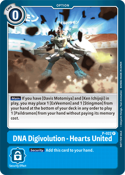 DNA Digivolution - Hearts United [P-022] [Promotional Cards] - Just $0.09! Shop now at Retro Gaming of Denver