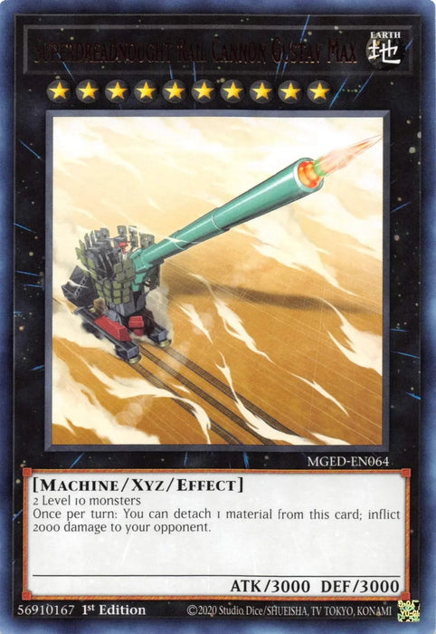 Superdreadnought Rail Cannon Gustav Max [MGED-EN064] Rare - for just $0.20! 