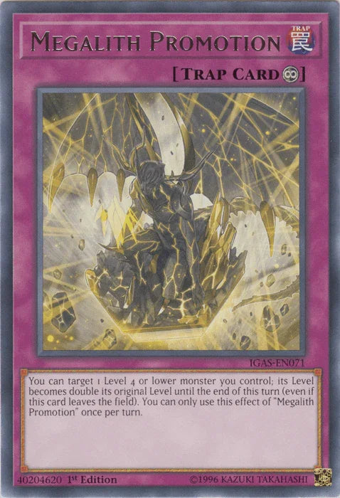 Megalith Promotion [IGAS-EN071] Rare - for just $0.10! 